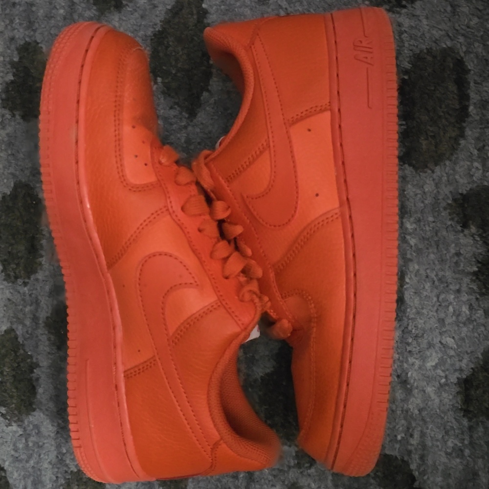 Nike Burnt Orange Air Force Ones
